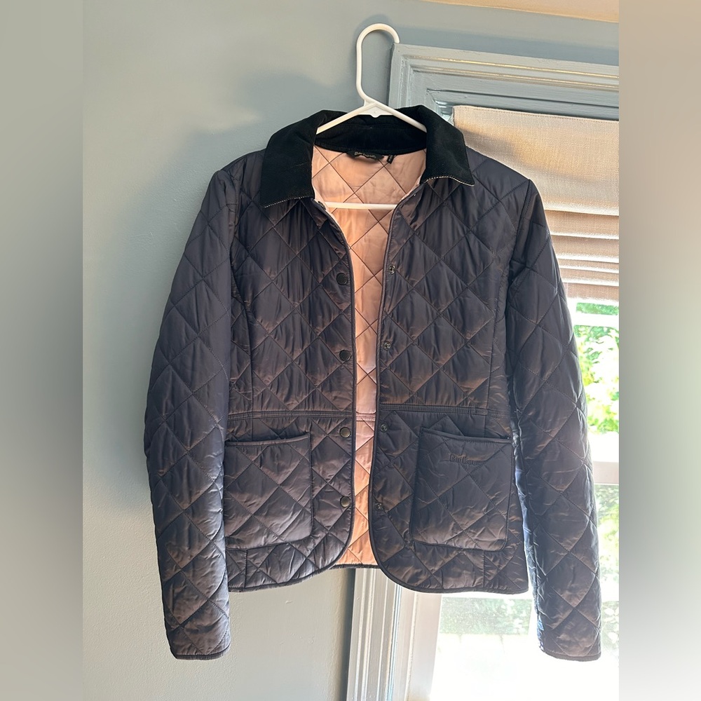 Barbour Annandale Quilted Jacket size small navy
